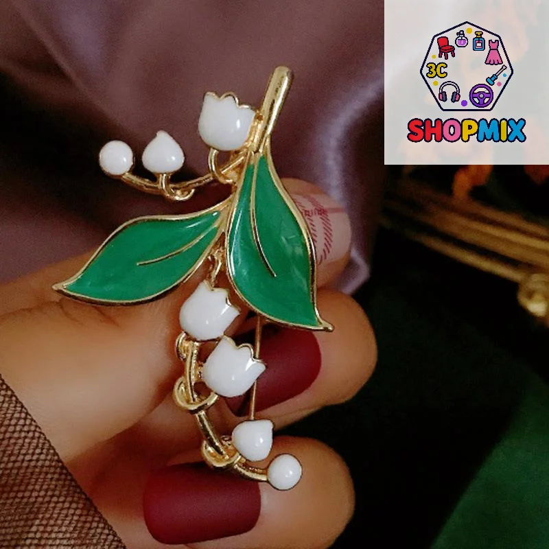 Fashion Pastoral Style Ma Ling Orchid Brooches For Women Clothing Coat Accessries Gifts