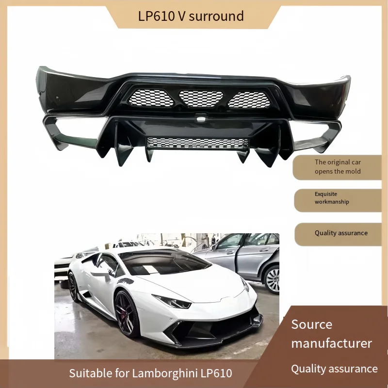 Kit de envoltura de fibra de carbono para el modelo 2020 de Lamborghini LP610 V, un kit de envoltura grande para la carrocería del automóvil.