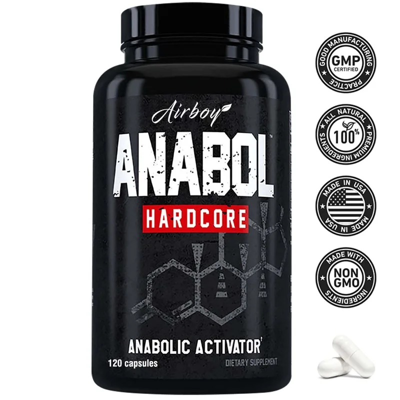 Anabol Hardcore Supplement - Balances Hormones, Reduce Fatigue, Improves Athletic Performance, Endurance, Maintains Vitality