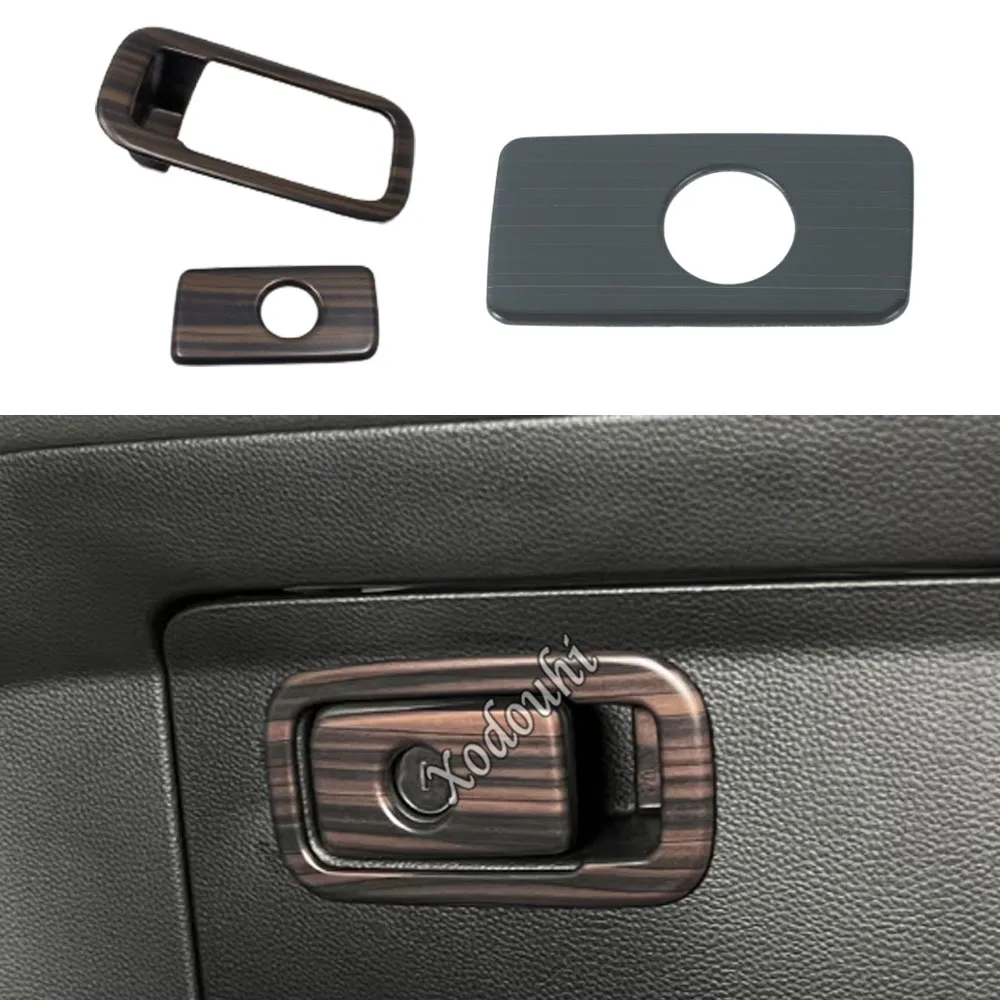 

Car Glove Storage Box Handle Cover Trim Sticker Handrail Glove Steel/ABS For Honda CRV CR-V 2023 2024 Auto Interior Accessories