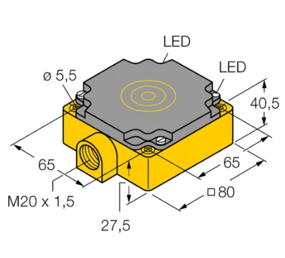 

Turck NI40 - CP80 - FZ3X2 Inductive Sensor | 40mm Range | IP67 | Google - Optimized