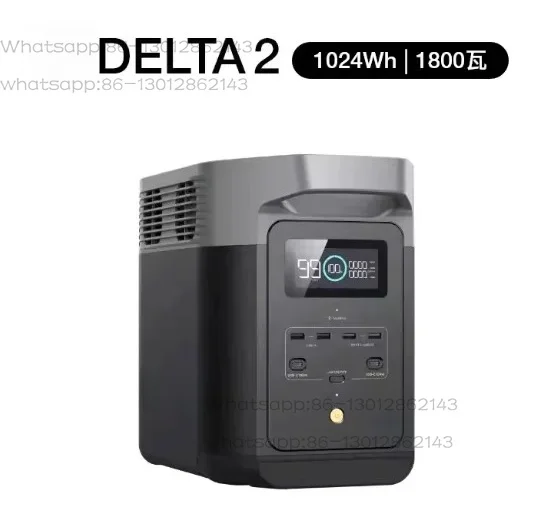 Portable Power Station , 1800W AC/100W USB-C Output, Gene-rator( Panel Optional)1024Wh LiFePO4