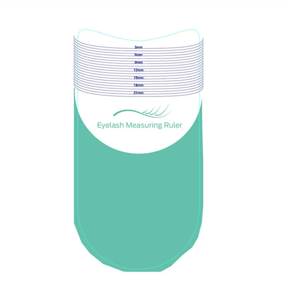 Positioning Measure Eyelashes Eyelashes Curling Degree Ruler Eyebrow Beauty Tools Eyelash Stencils Ruler Eyelashes Length Ruler