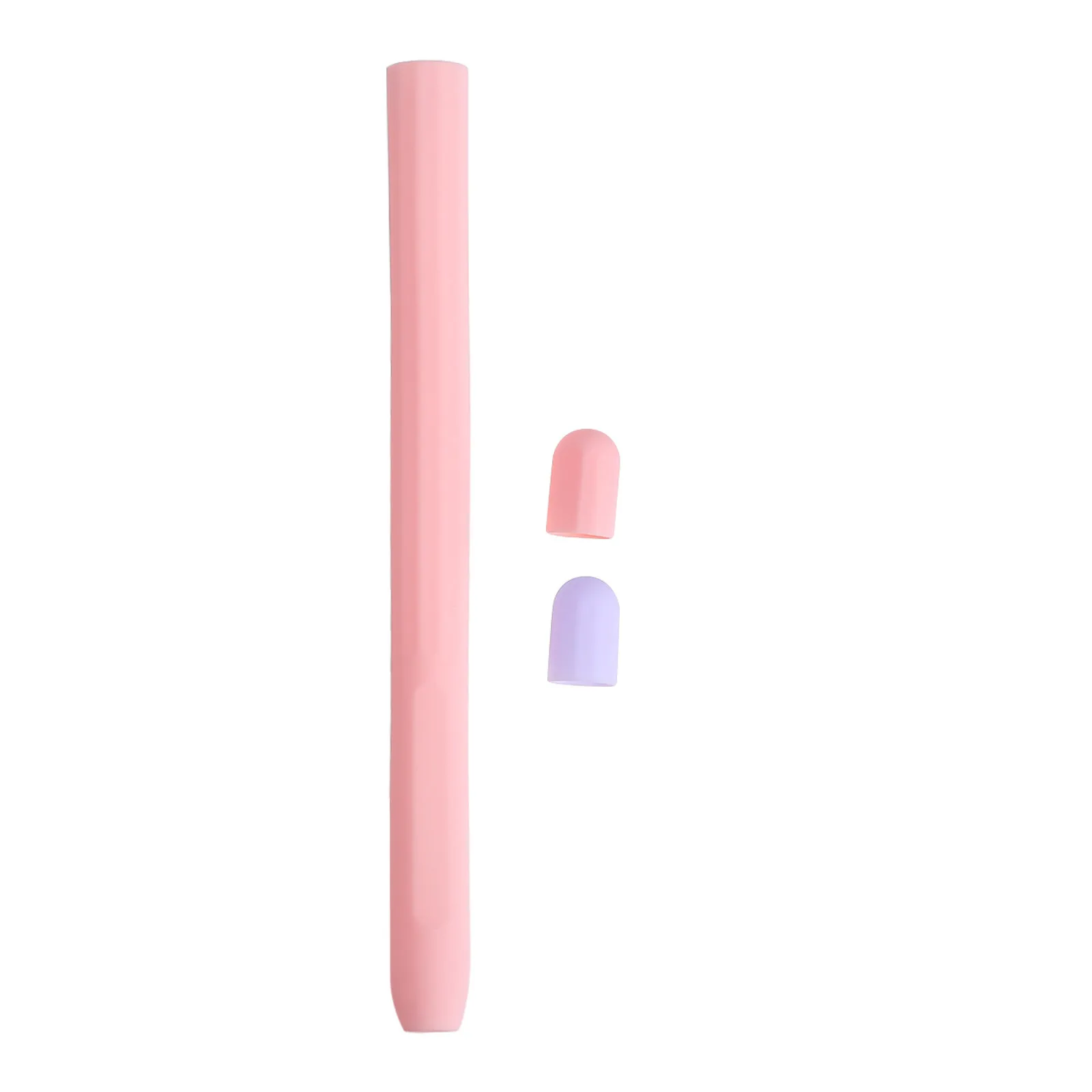 

Stylus Pen Protective Cover Two-Color Contrast Fully Wrapped Anti-Shock Silicone Case Compatible for Apple Pencil 2