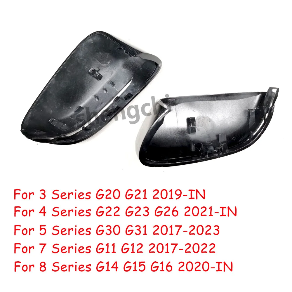 for BMW 3 4 5 7 8 Series G20 G21 G22 G23 G26 G30 G31 G11 G12 G14 G15 G16 Carbon Fiber Side Door Replacement Mirror Cover Caps