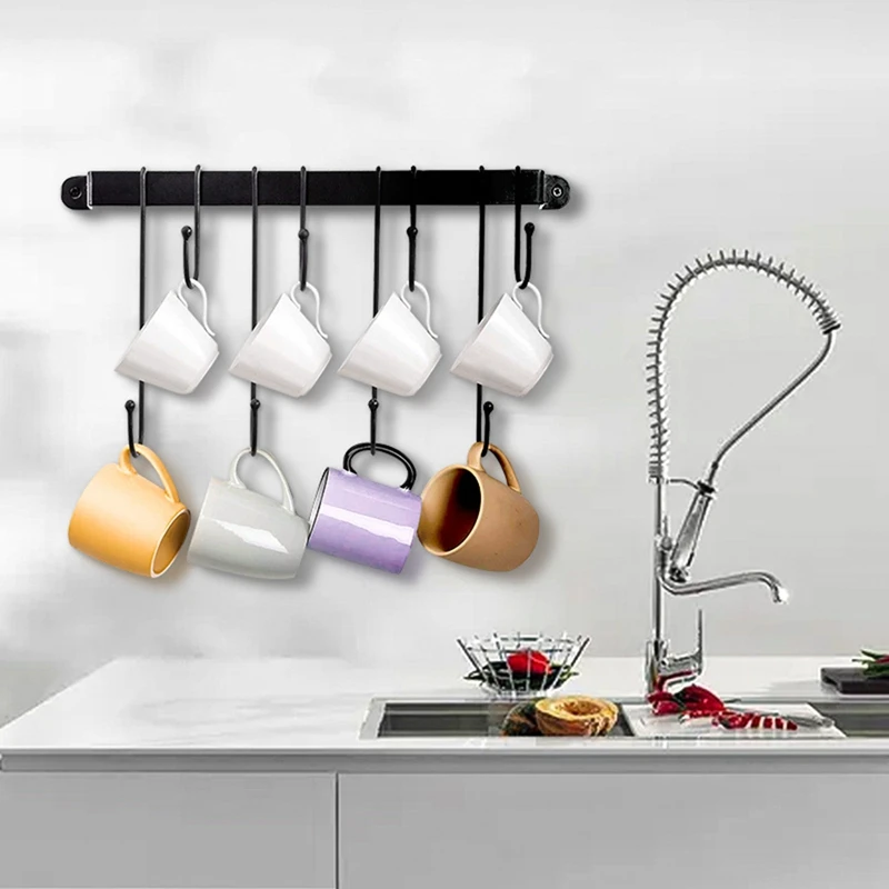 1 Piece Kitchen Hook Cup Shovel Spoon Rack Modern Simple Length Hook Wall-Mounted Hook Rack