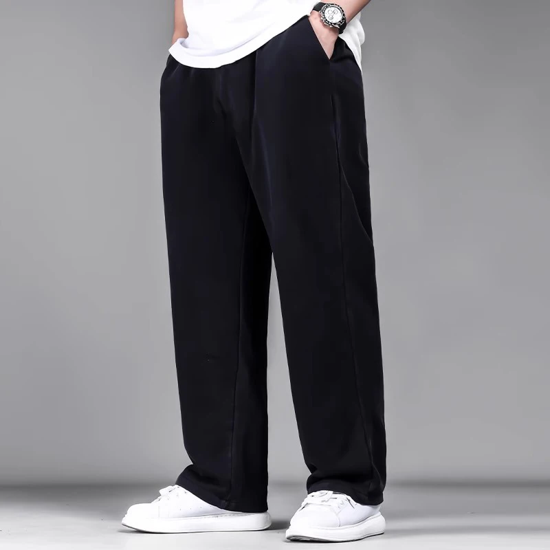 Men's Long Pants Plus Size 5XL 6XL 7XL 100-200kg Autumn Black Pants Straight Cut Casual Loose Trousers Big Size Men Clothing view 3
