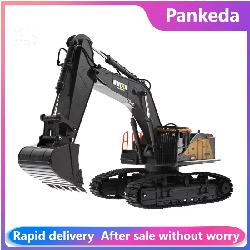 1592 1:14 RC Item RC Alloy Excavator 22CH Big Size RC Trucks Simulation Excavator Remote Control Vehicle for Boys kids toy gift