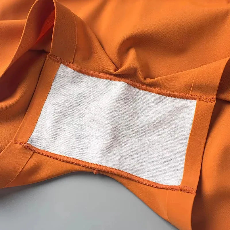 2pcs Seamless Women Boxers Underwear Ice Silk Shorts Solid Color Ladies Soft Bo… - Image 6