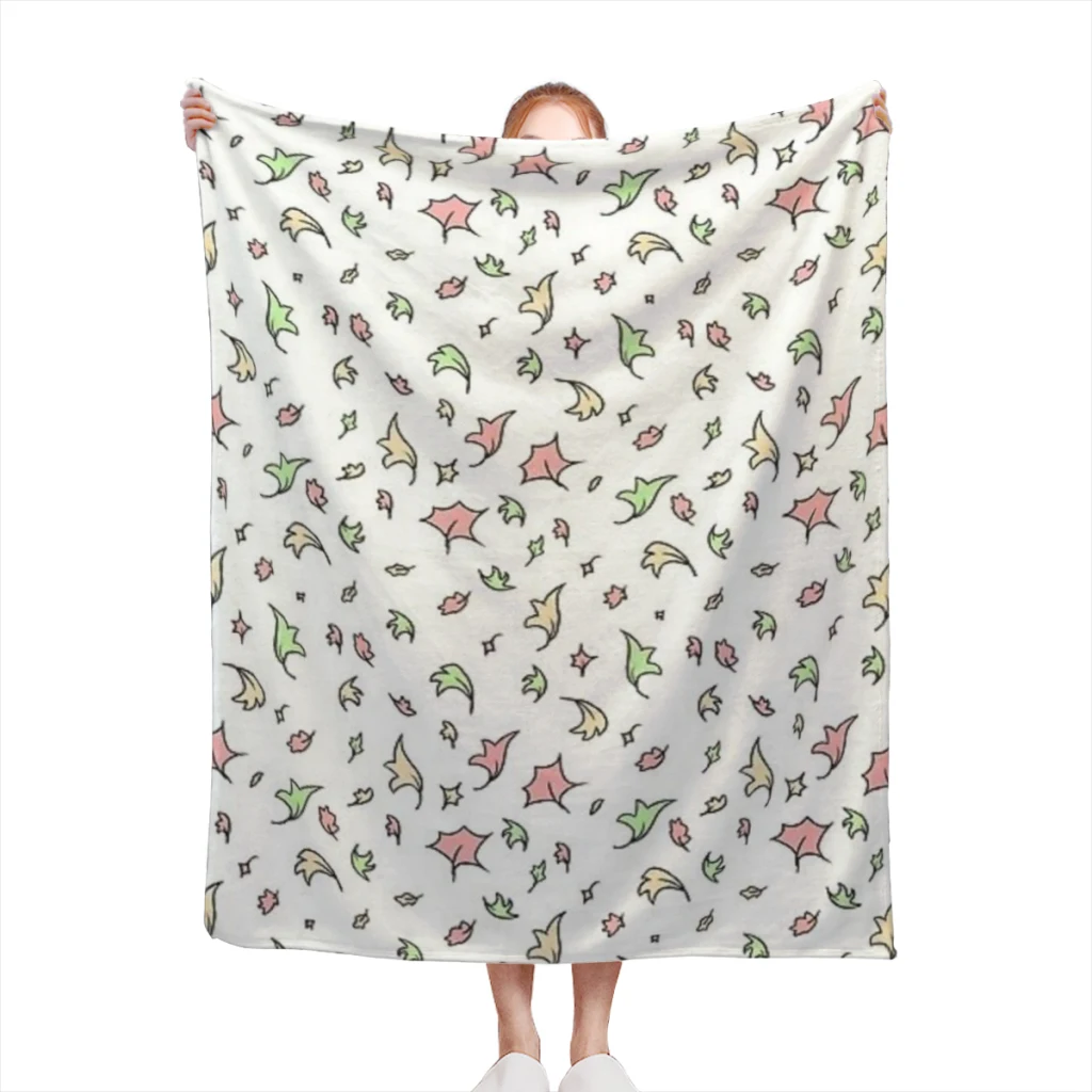 Heartstopper leaves Blanket Soft Throw Blanket for Home Bedroom Bed Sofa Picnic Travel Office Rest Cover Blanket Kids