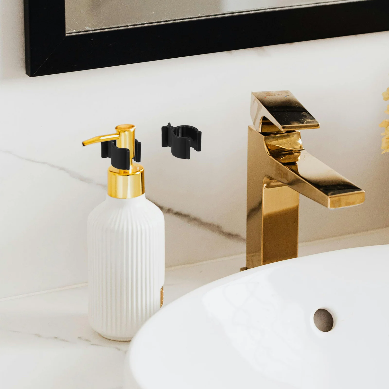 30 Uds. Clips de hebilla de plástico de bloqueo de bomba de aceite de limpieza a prueba de fugas para dispensador de loción accesorios de bomba de botella Clips de champú