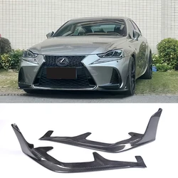 High quality carbon fiber front bumper separate lip spoiler body kit for the Lexus IS200T IS300 IS350 F-sport2017 2018 2019 2020