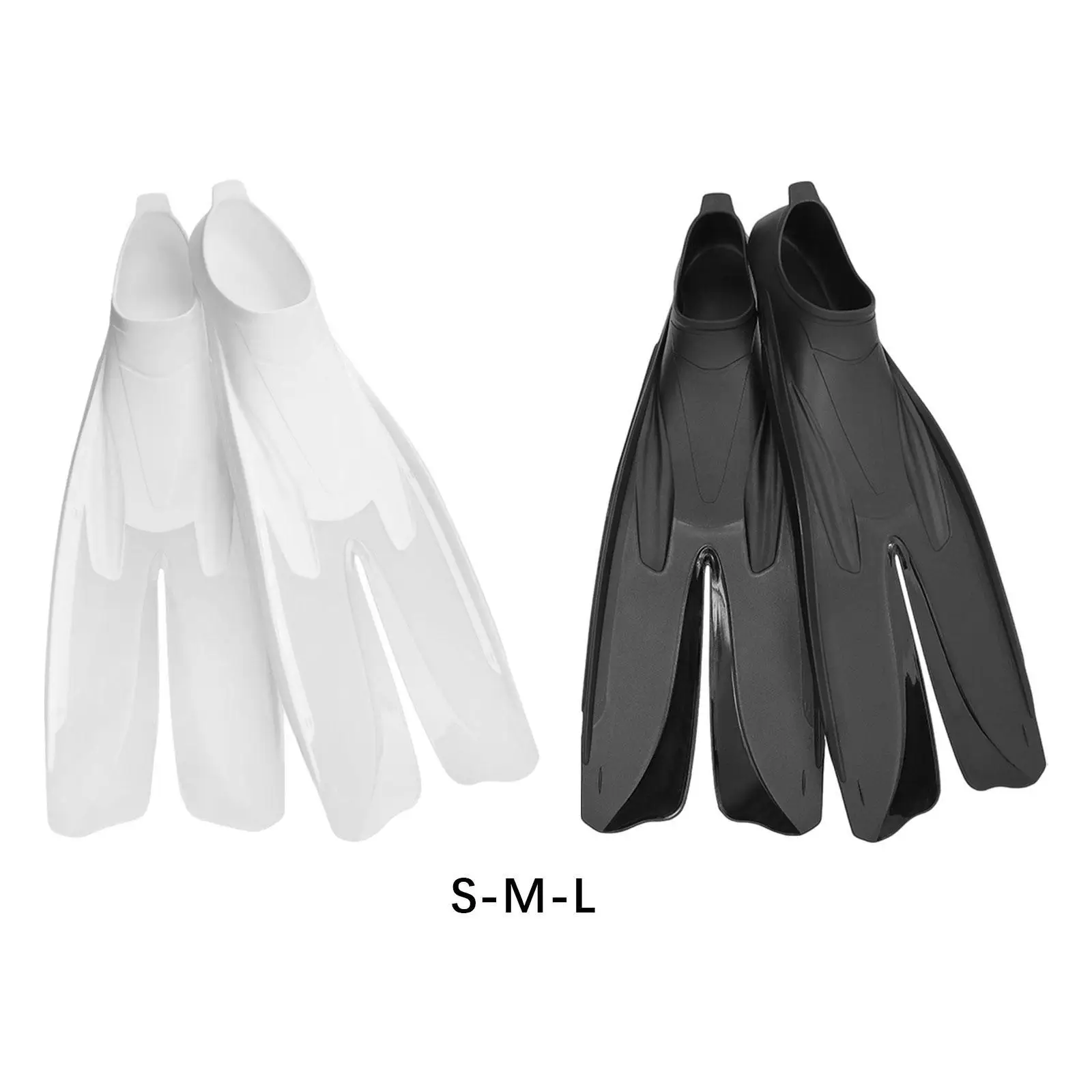 

Snorkeling Fins, Scuba Diving Fins, Portable Flexible Long Fins, Professional