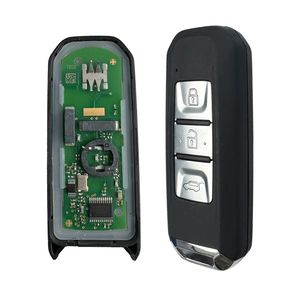 رقاقة ID46 ID47 لسيارة شيفروليه بليزر أوبترا توربو هيكتور استمتع بكابتيفا 433 ميجا هرتز مفتاح السيارة الذكي الأصلي 3 أزرار #3