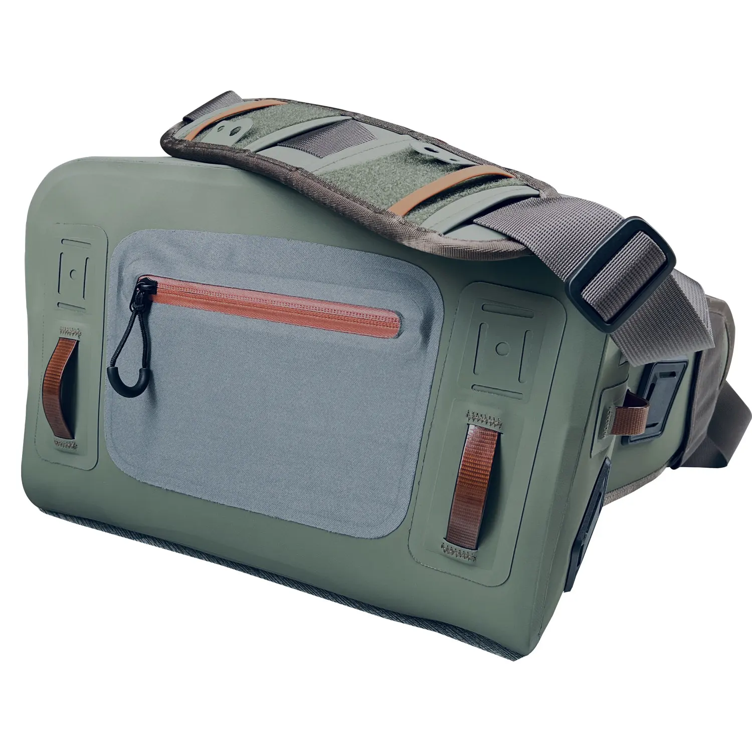 Fly Fishing Wait Hip Pack Fanny przechowywanie sprzętu Bag torba crossbody z paskiem wszechstronny worek wodoszczelny Dry Bag do kajakarstwa surfingowego