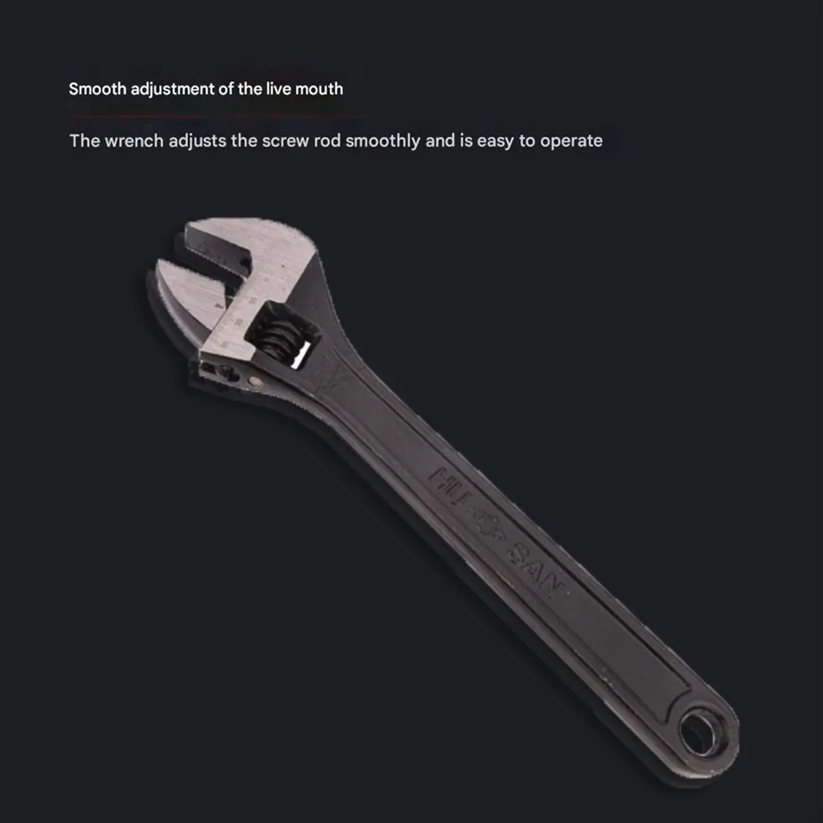 

10-дюймовый разводной гаечный ключ Большой разводной ключ Регулируемый ключ Профессиональное ручное отверстие челюсти [30 мм].