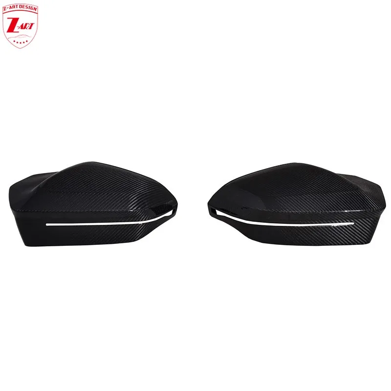 Z-ART G90 G91 Dry Carbon Fiber Mirror Housing for BMW G90 Mirror Cover for M5 Dry Carbon Fiber Mirror Caps For All New M5 2024+