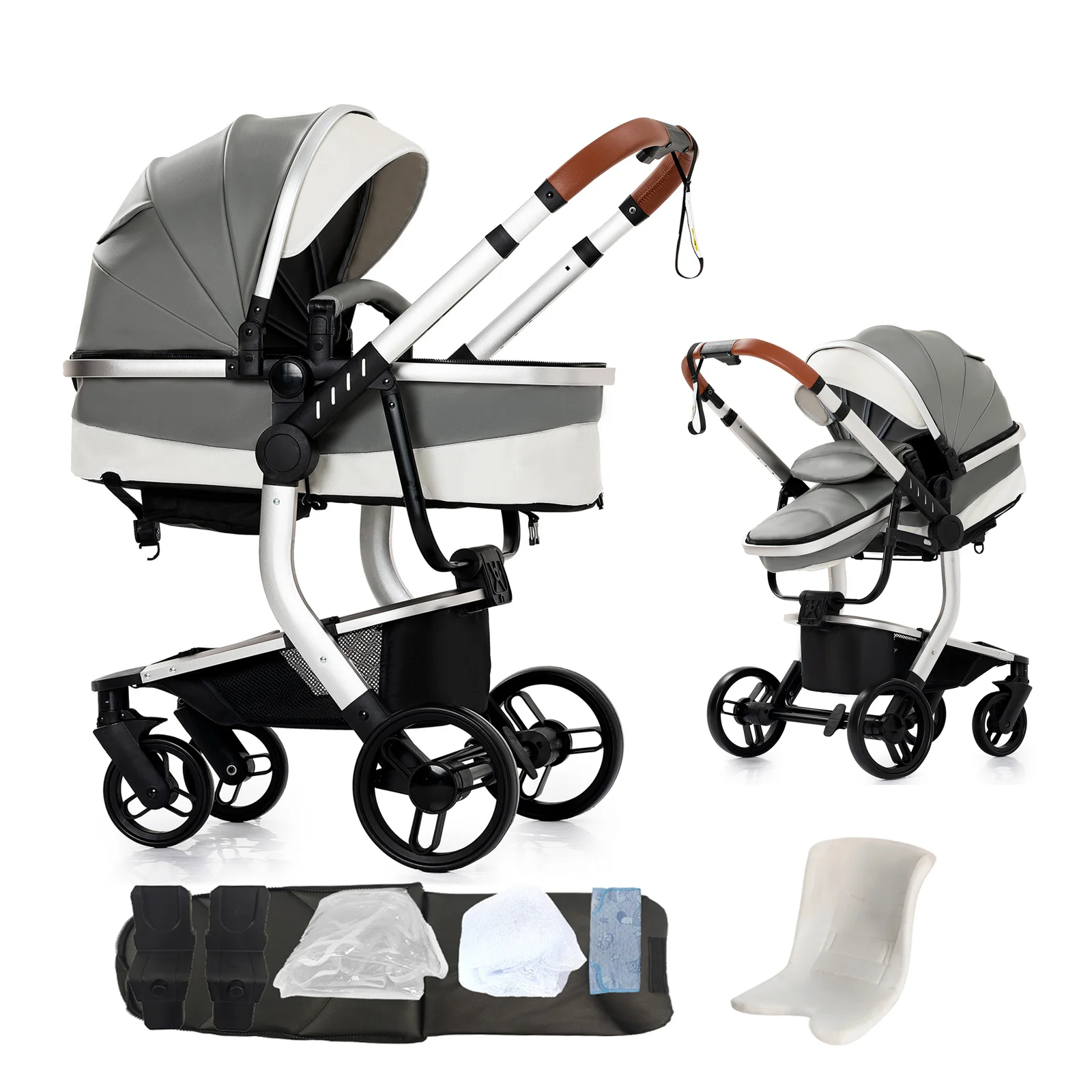

Baby stroller 2 in 1 strollers for baby light strollers baby cars Baby carriage travel stroller fold stroller High landscape