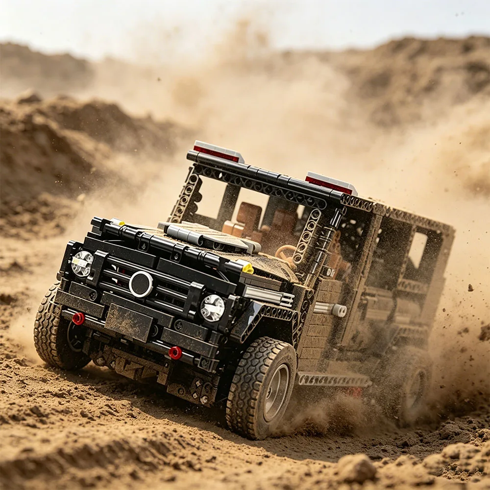 

MOC 1722PCS Technical G500 AWD Wagon Off Road Building Blocks City Sport SUV Vehicle Model Assembly Toys Festival Party Gifts