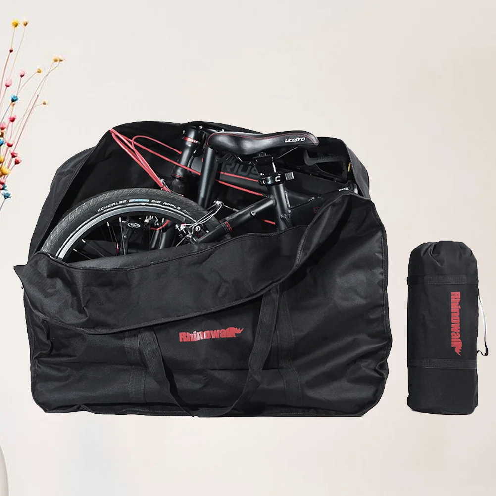 Bolsa plegable para bicicleta de 20 pulgadas, bolsa de transporte para vehículo de carga gruesa empaquetada para coche eléctrico, ligera, resistente al agua