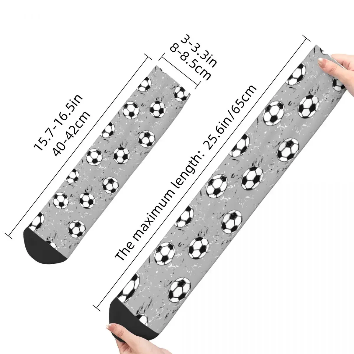 Calcetines de fútbol transpirables para hombre y mujer, medias transpirables de estilo Hip hop, ideal para Otoño e Invierno