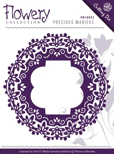Piggy Craft metal cutting dies cut die mold Flower leaf strip edge frame Scrapbook paper craft knife mould blade punch stencils