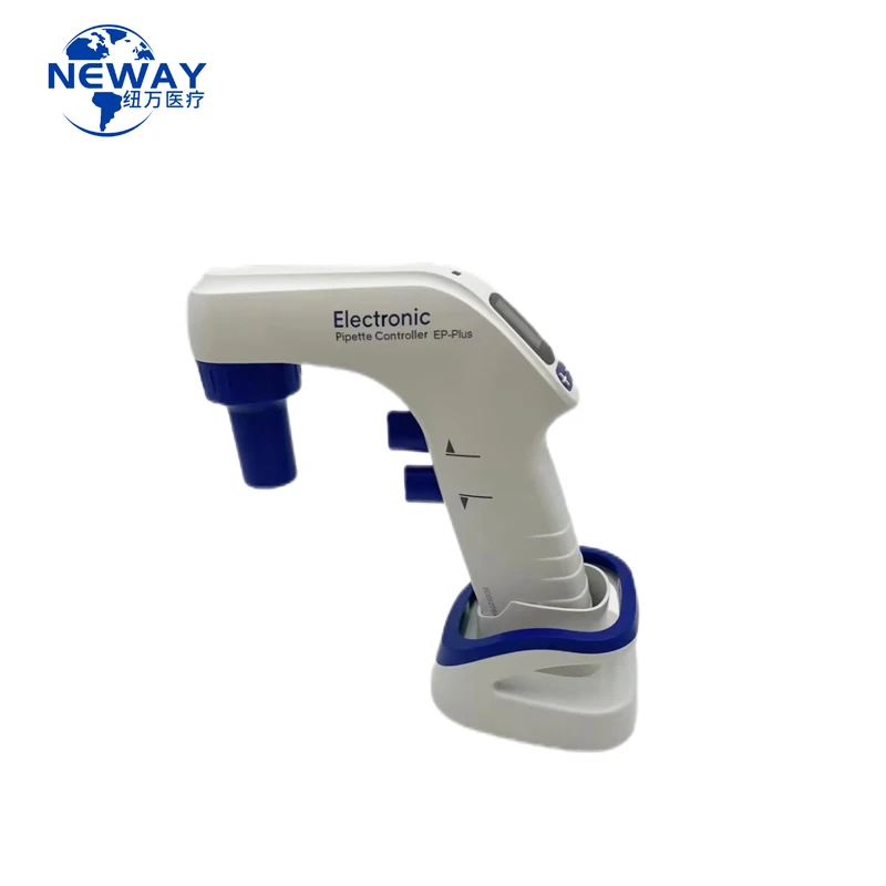 Bomba de pipeta eletrônica motorizada automática de laboratório, controlador de pipeta de 0,1-100ml