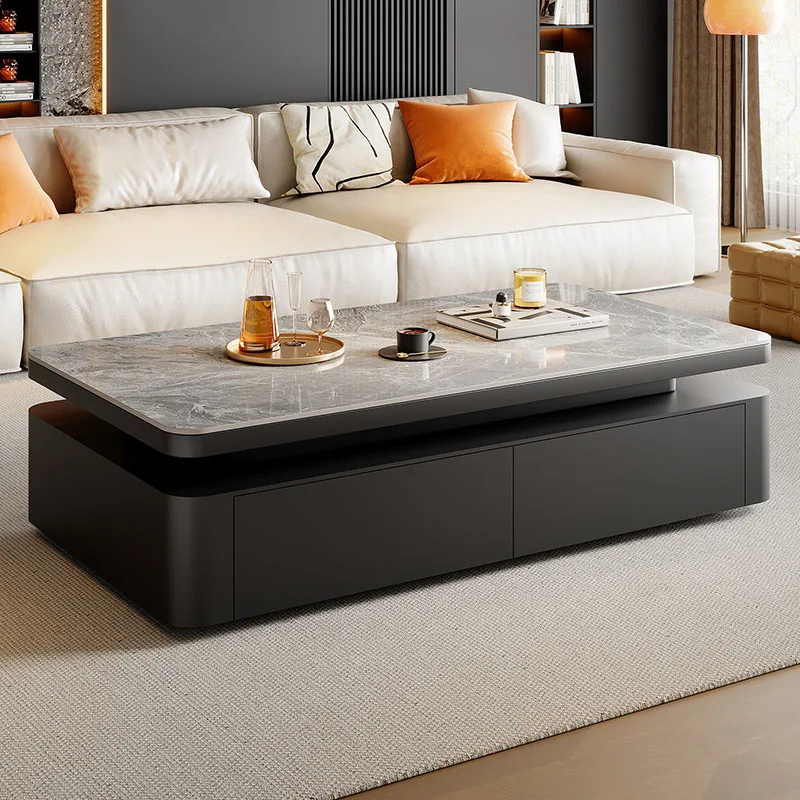 Moving Luxury Side Table Modern Living Room Storage Designer Organizer Writing Coffee Table Dinner Couchtisch Home Furniture