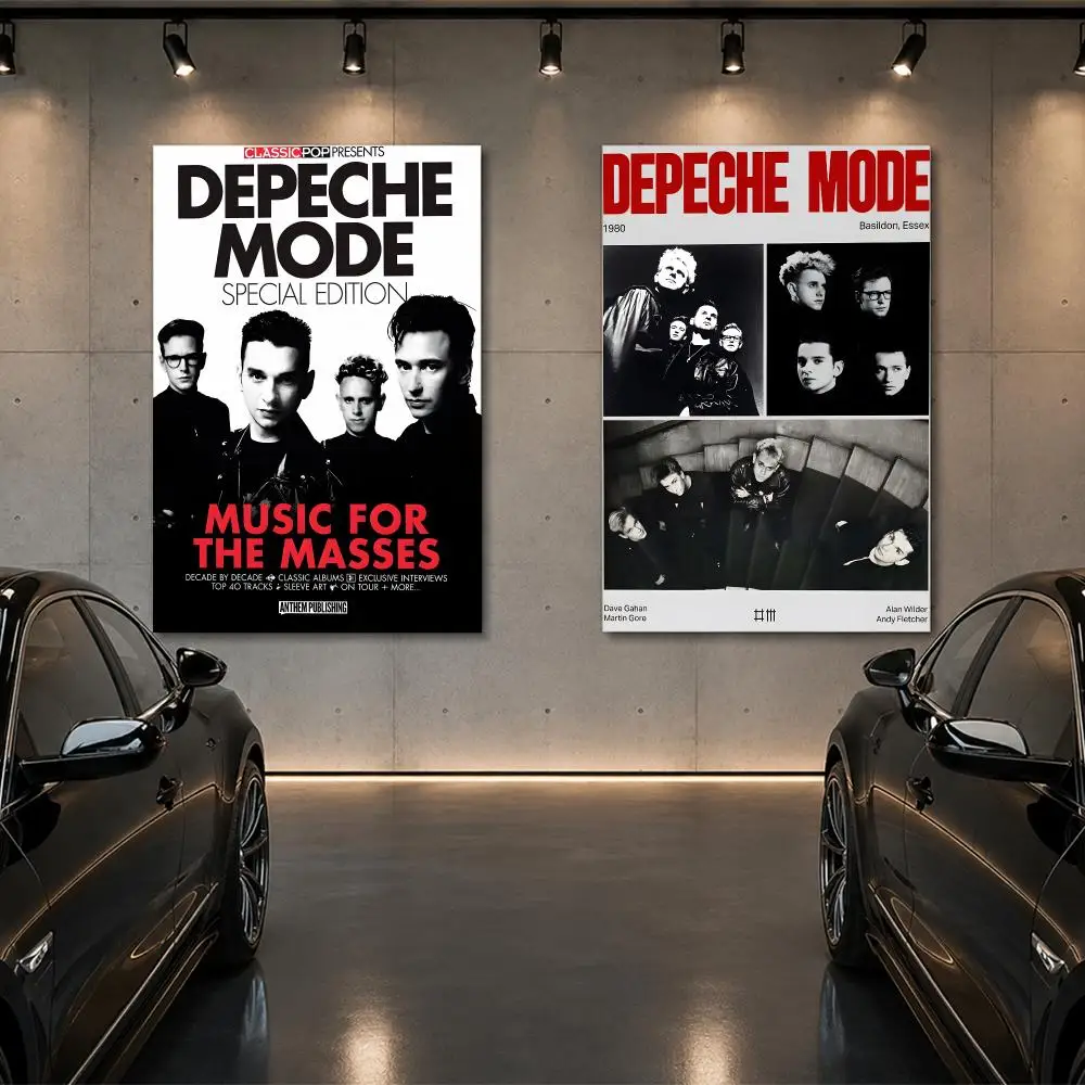 D-Depeche ModeS Band Poster Room Decor Home Wall Art Printing Waterproof Garage BedRoom Posters Gift