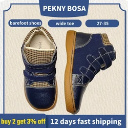 PEKNY BOSA-Ankle Boots for Children, Sapatos de caminhada descalços, Tênis flexíveis ao ar livre, Sapatos de escalada para crianças