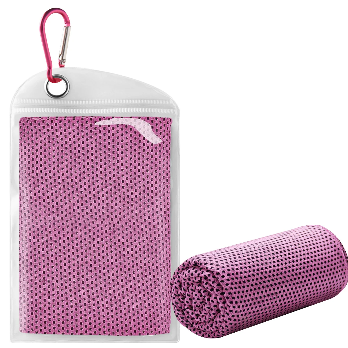 Koelende handdoek voor directe verkoeling. Ideaal voor bowling, fitness en yoga. Kan gebruikt worden als koelende nekband, hoofdband, bandana of sjaal. Blijf koel tijdens het reizen.