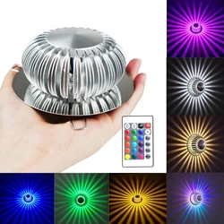 3W Creative Lantern Lamp LED Wall Lights AC85-220V RGB Aisle Corridor Light Surface Mounted Concealed Background Wall Decor Lamp