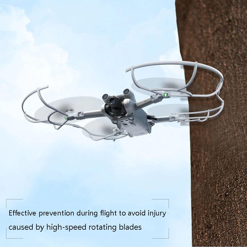 Protetor de Hélice para DJI Mini 3 Pro Drone, Guarda Peso Leve, Anti-Colisão, Asa Fan Bumper, Landing Gear Acessórios