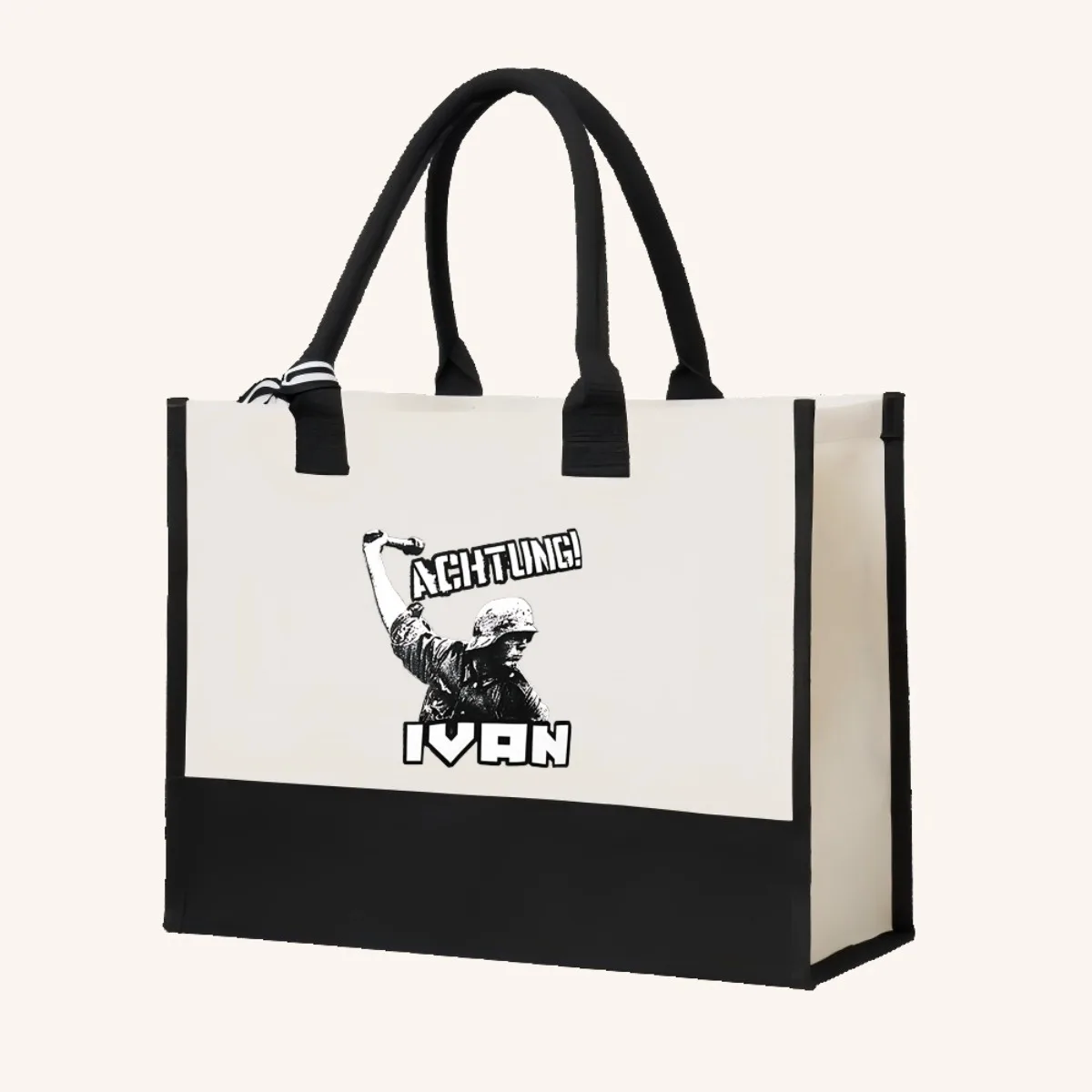 ثمانغ إيفان الألمانية Solr 2026 وصول جديد موضة عملية واسعة قابلة لإعادة الاستخدام حمل حقيبة نمط طباعة 2 لهجة الثقيلة كبيرة