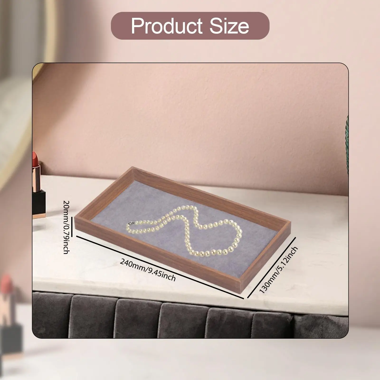 علبة تخزين منظم المجوهرات، حامل المجوهرات، خواتم، أقراط، سوار، عرض الساعة، صينية العرض، حامل للبث المباشر #6