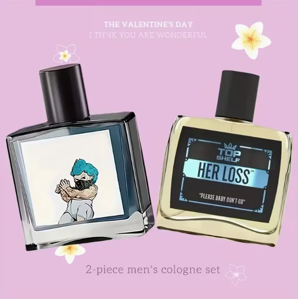 น้ำหอมสำหรับผู้ชายแบบสเปรย์ 2 ชิ้น - Her Loss + Cupld, 1.7 ออนซ์+1.7 ออนซ์, น้ำหอมผู้ชายที่สมบูรณ์แบบ เหมาะสำหรับทุกสภาพผิว คุณภาพดีที่สุด