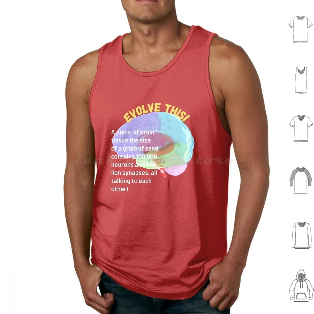 Evolve This 2! Tank Tops Print Cotton Creation God Creator Christian World Beginning Universe Galaxies Sharon Chase