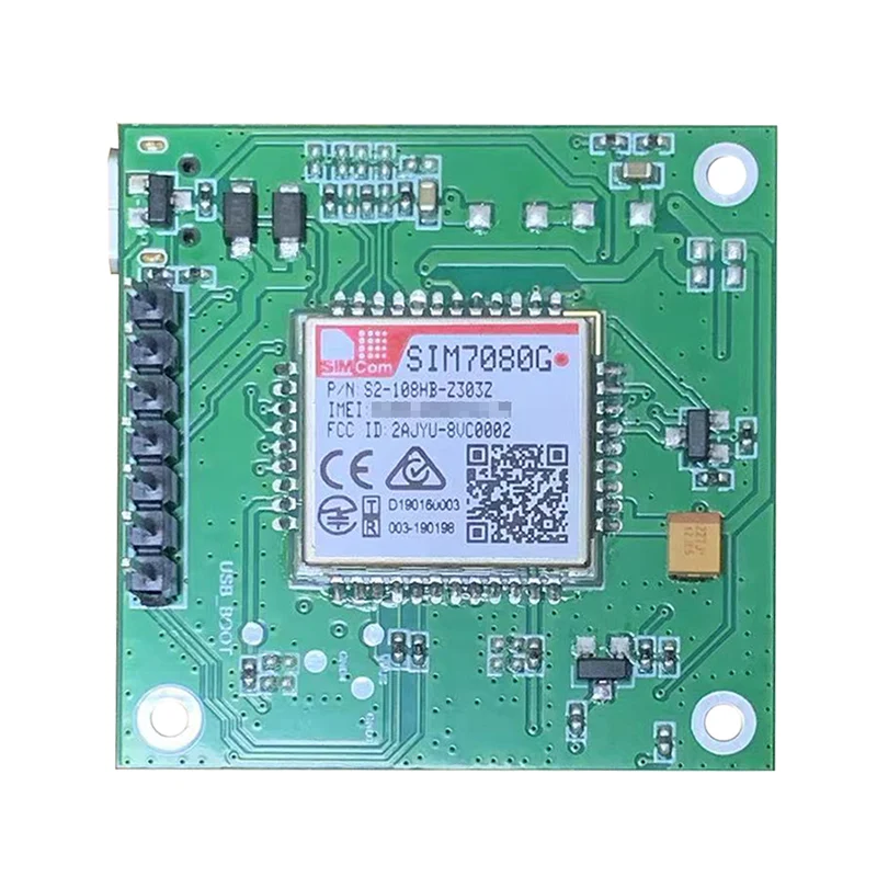 placa core com antena gps 4g multi band lte lpwa cat m modulo nb iot modo duplo receptor gnss compativel sim868 simcom sim7080g 01