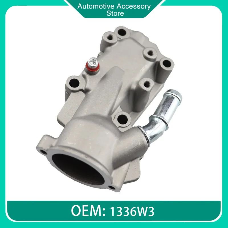1336W3 Thermostat Housing Coolant Water Flange For Citroen Peugeot C3 I C4 I 206 307 1.4/1.6.6V Aluminium
