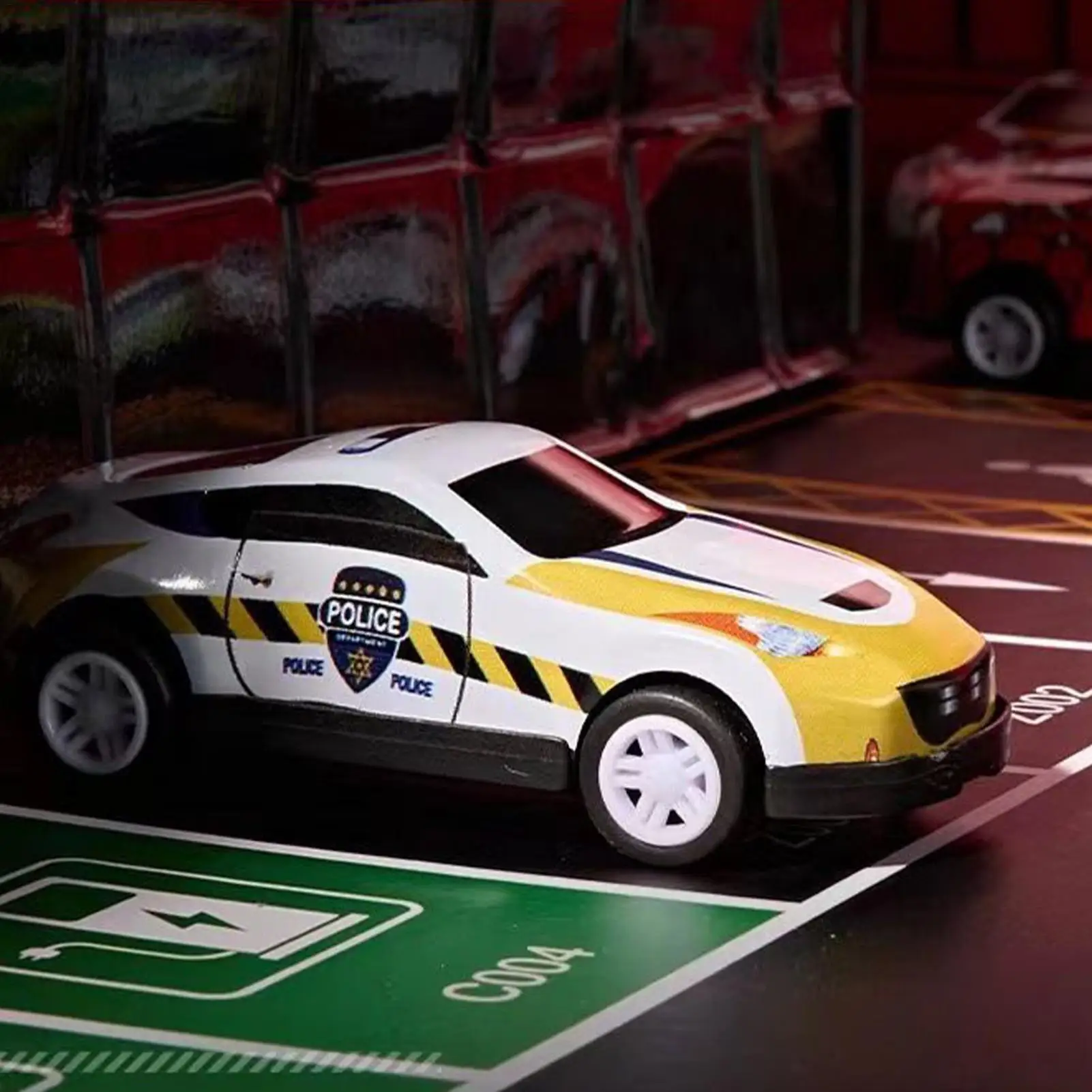 Set di macchinine 48 pezzi Modelli di veicoli a inerzia Tirare indietro le auto per la festa di compleanno della ragazza del ragazzo Stocking Stuffers Display Home Decor