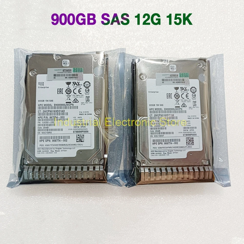 

870759-B21 900GB 870795-001 SAS 12G 15K for HPE EH000900JWCPN