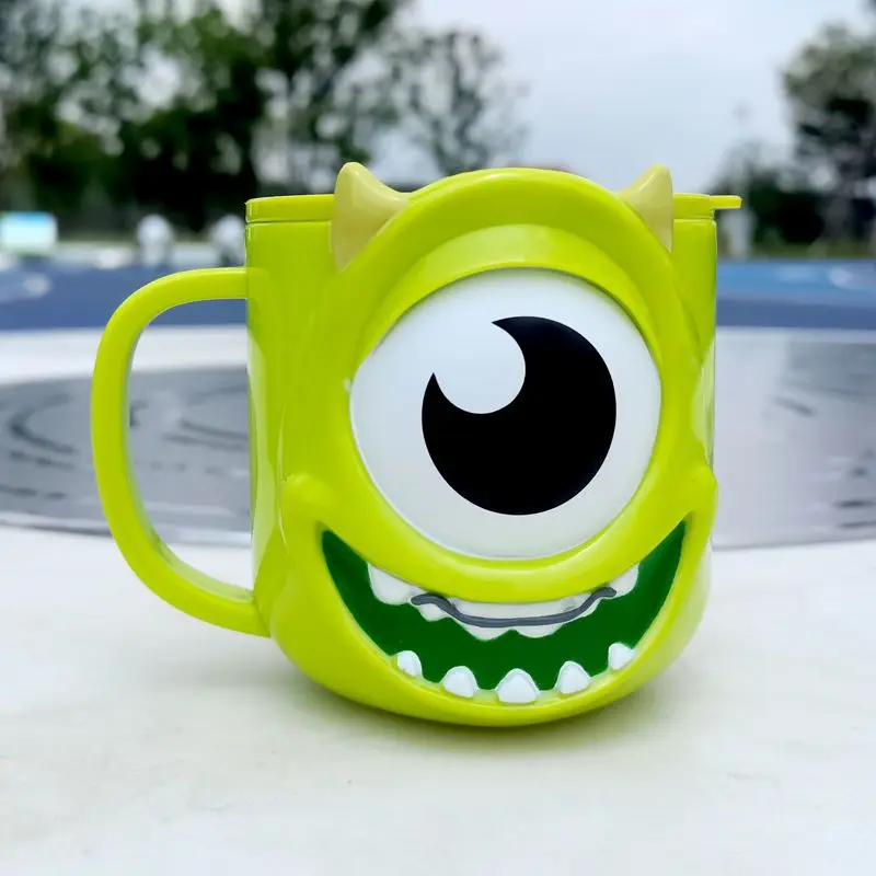 3D Kids Cup Pixar Car 95 Princess Elsa Cinderella Rapunzel Cartoon Character Toothbrush Mug for Bathroom Drinking view 6