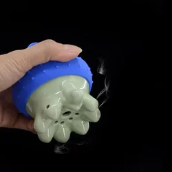 Head Moxibustion Moxa Therapy Warm Body Acupuncture Meridian Massage Relieve Headaches Promotes Sleep Health Care Ceramic Burner