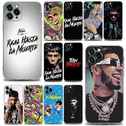 Anuel AA Real Hasta La Muerte Clear Phone Case For iPhone 15 14 13 12 11 Pro Max Mini Cases iPhone 7 8 15 Plus XS Silicone Cover