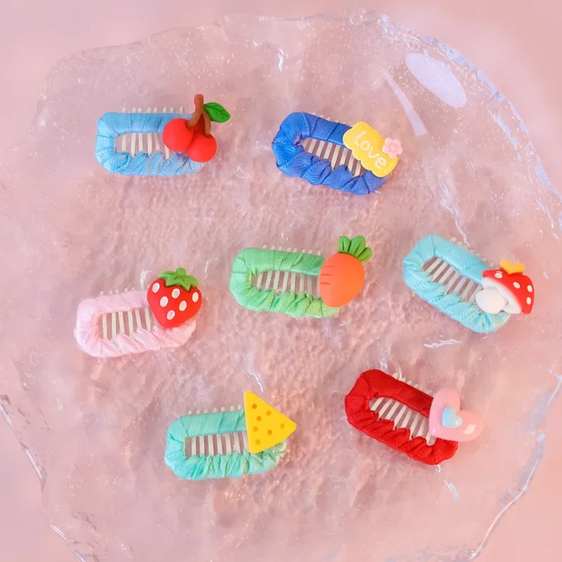 Hair Clips for Dogs Cat Sweet Bow Hairpins Colorful Hair Comb Puppy Supplies Pet Bb Hair Accessory Pet Supplies