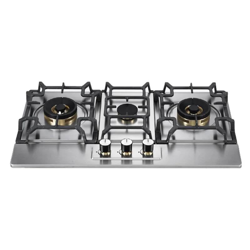 

Китайская коммерческая промышленная и домашняя кухня. Встроенные варочные панели с большими конфорками. 3-конфорки. Газовые кухонные плиты.