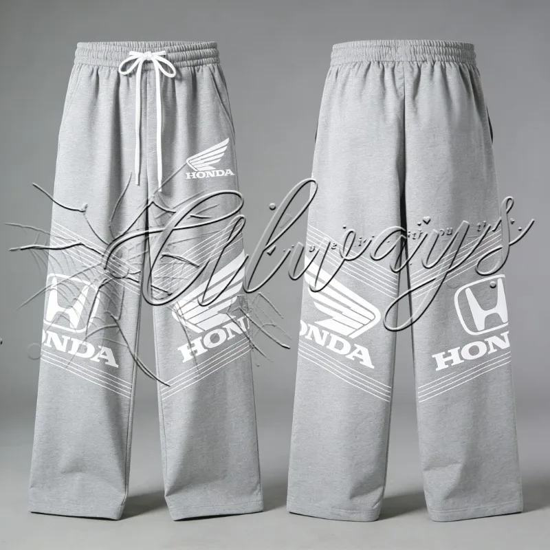 

Лидер продаж 2026: Модные ретро-мотобрюки Honda Racing для мужчин, спортивные брюки для мотокросса, велоспорта, бега и фитнеса