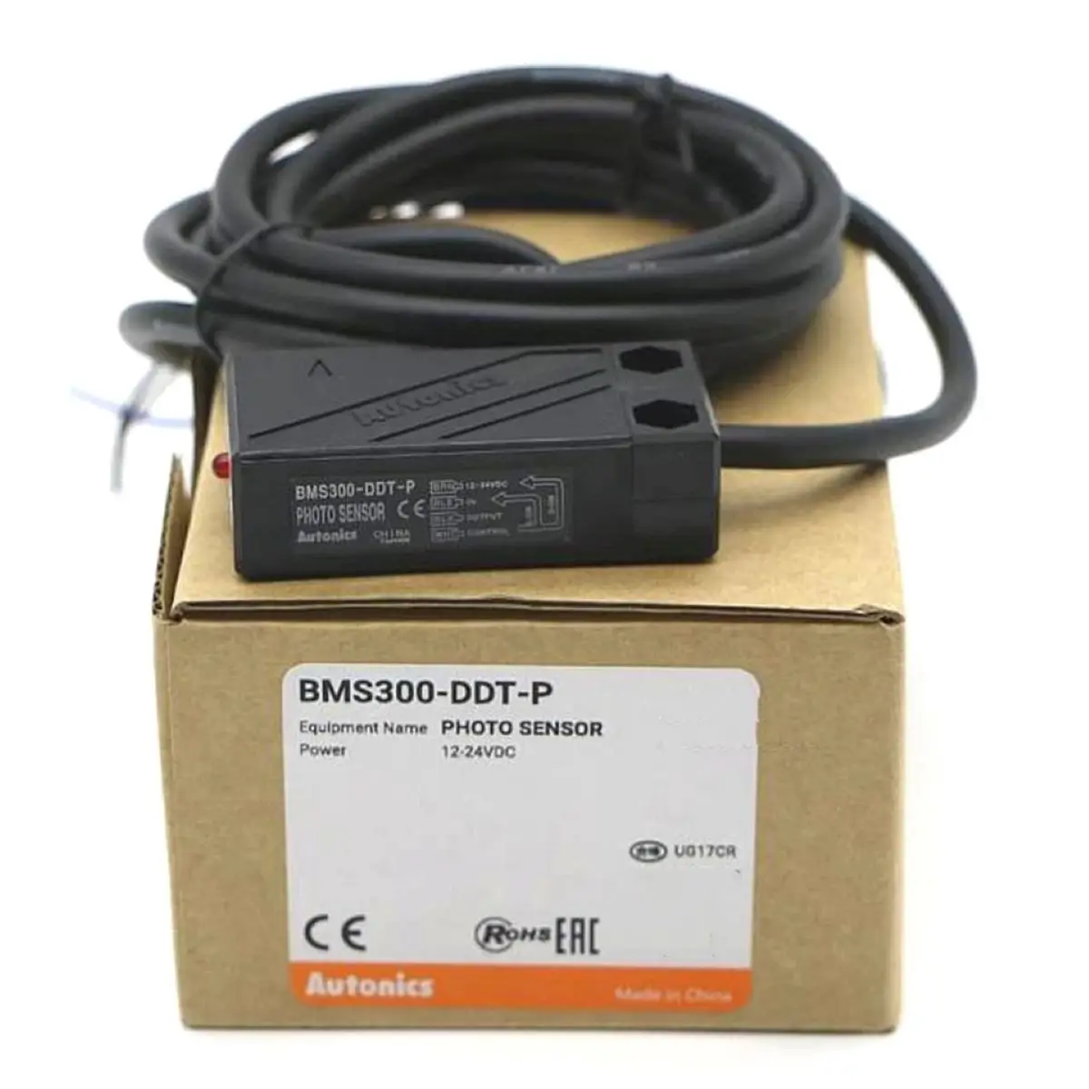 

BMS300-DDT-P Photoelectric sensor Diffuse type 300mm Infrared leds (940 nm)