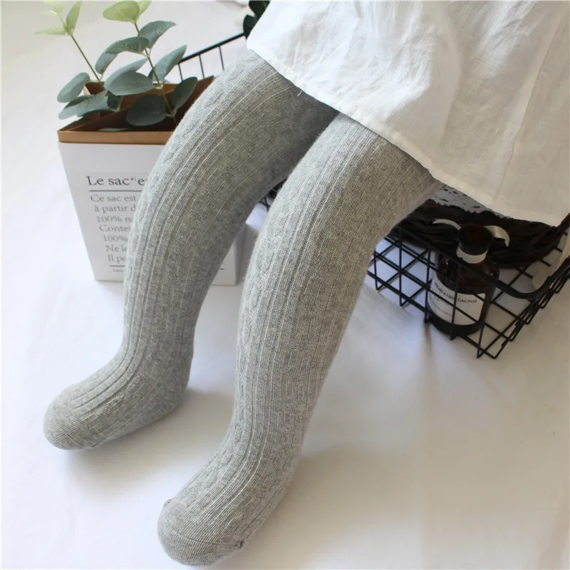 0-8 Years Cute Baby Girls Mesh Cable Knit Tights Spring Autumn Winter Cotton Stocking Breathable Pantyhose For Toddler Girls