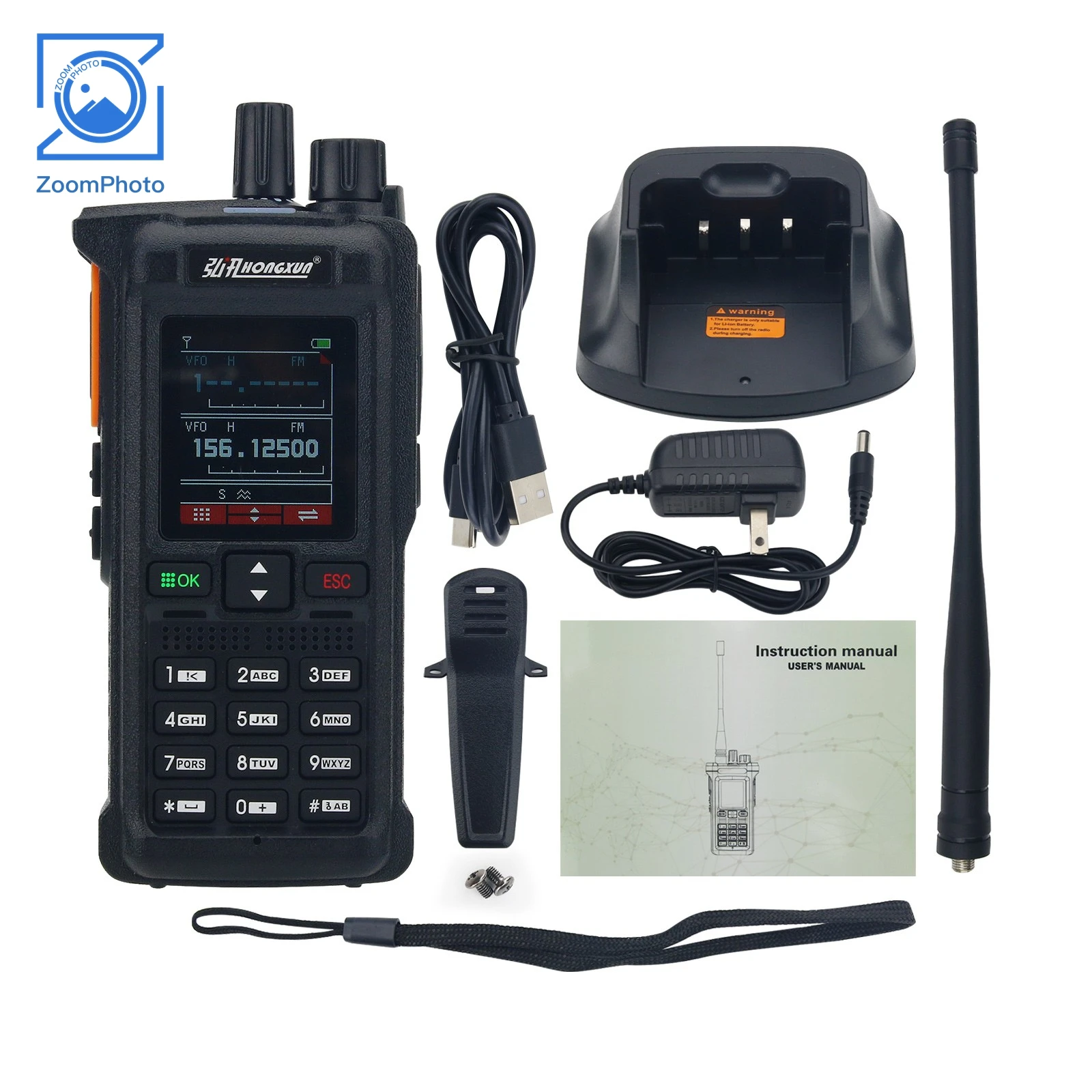 

GT12-X1 GT12-X2 FM AM Radio Receiver 10W VHF UHF Handheld Walkie Talkie for Maritime Operations Road Trips
